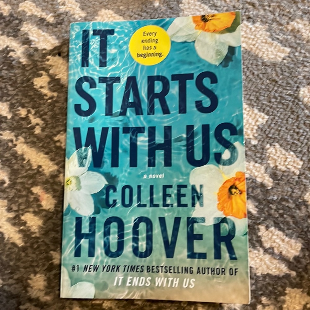 Book by Colleen Hoover called It Starts with Us